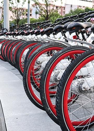 共享单车免充气一体式轮胎